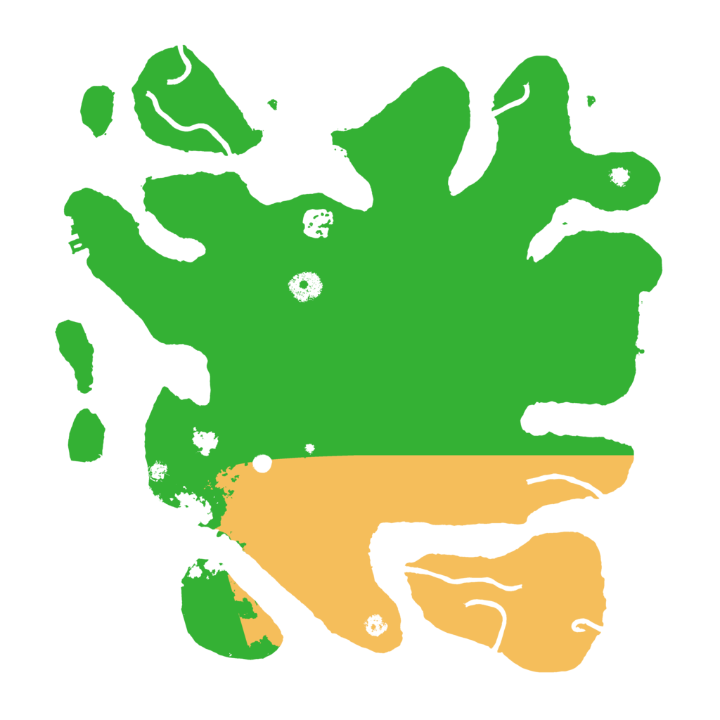Biome Rust Map: Procedural Map, Size: 3500, Seed: 1160575142