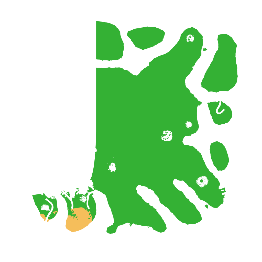 Biome Rust Map: Procedural Map, Size: 3500, Seed: 4444494