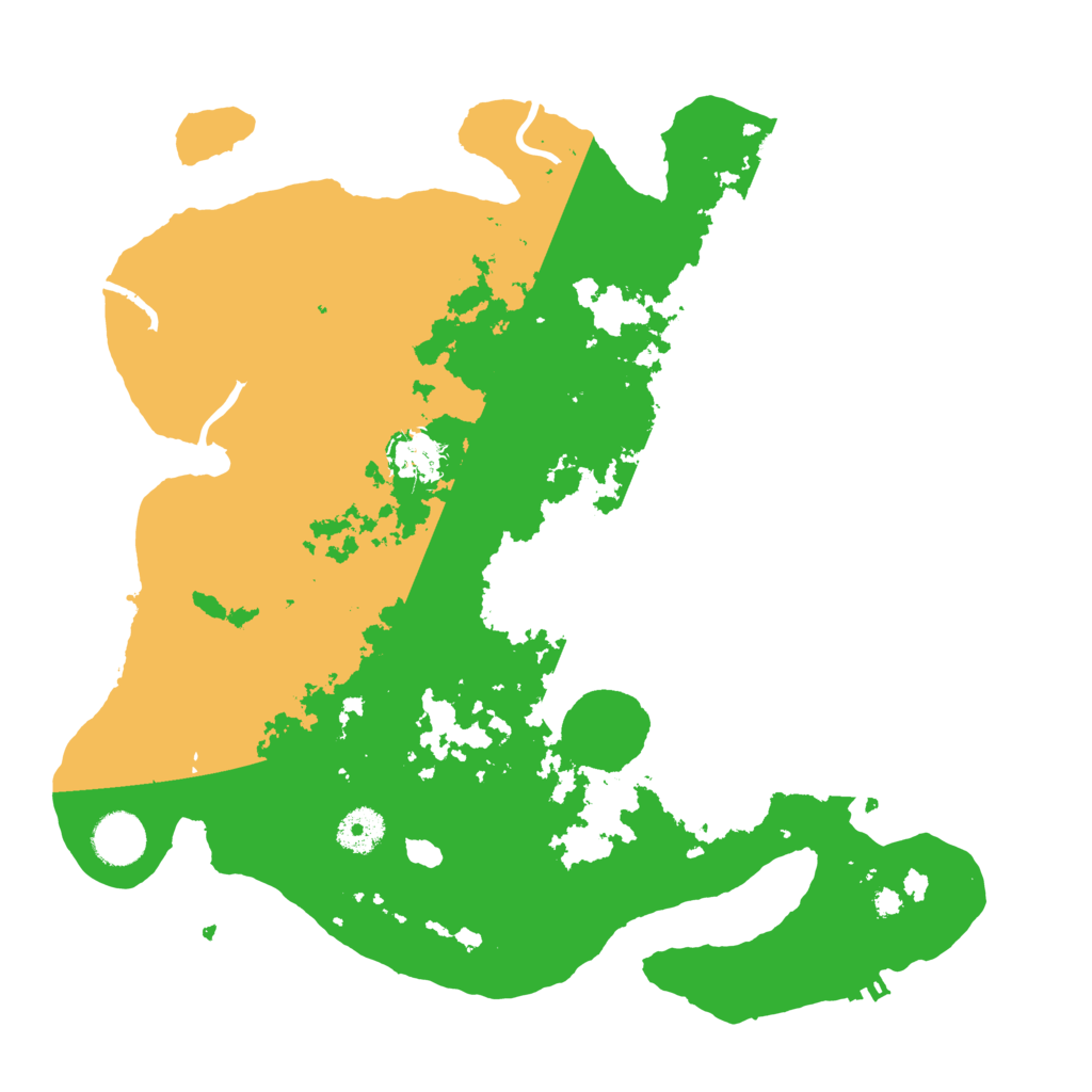 Biome Rust Map: Procedural Map, Size: 3600, Seed: 351776139