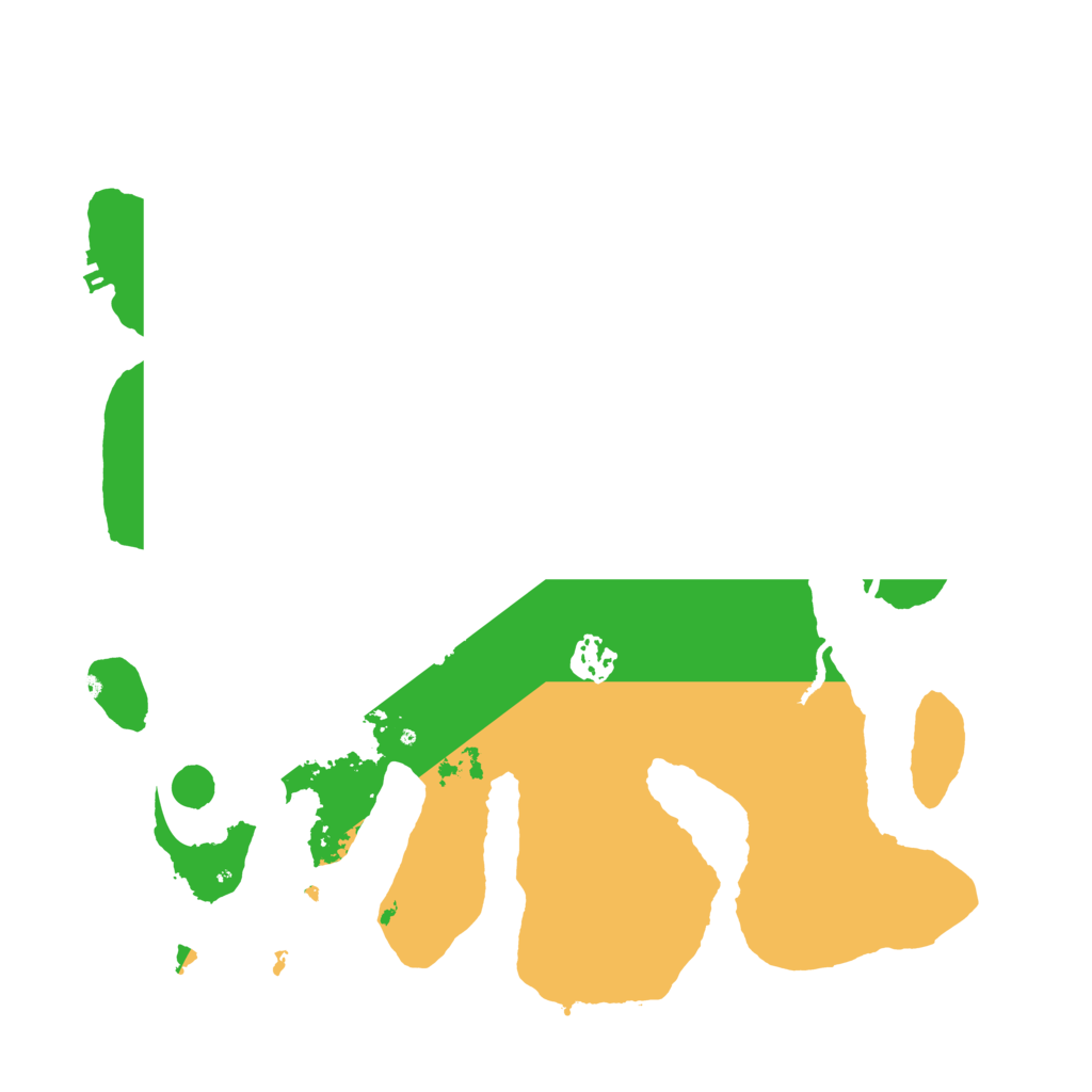 Biome Rust Map: Procedural Map, Size: 3550, Seed: 274857