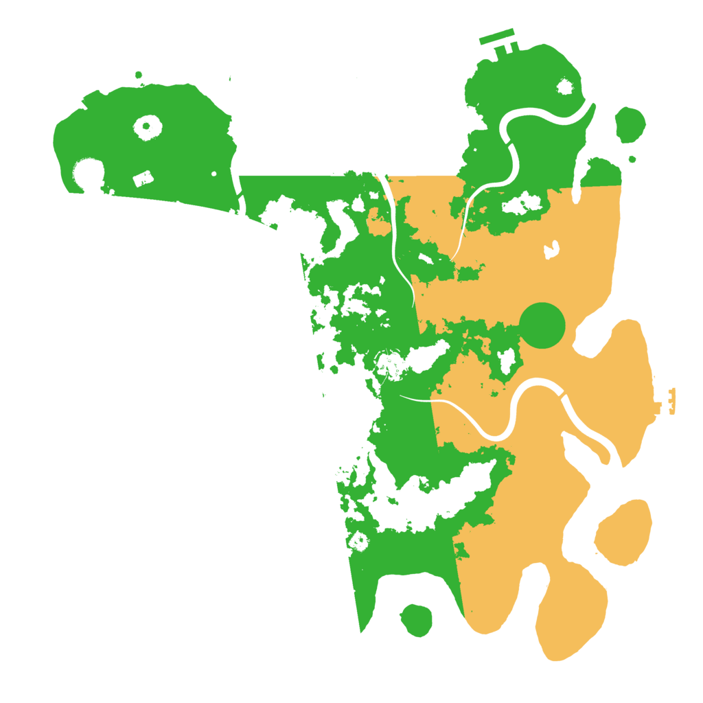 Biome Rust Map: Procedural Map, Size: 4000, Seed: 29381885