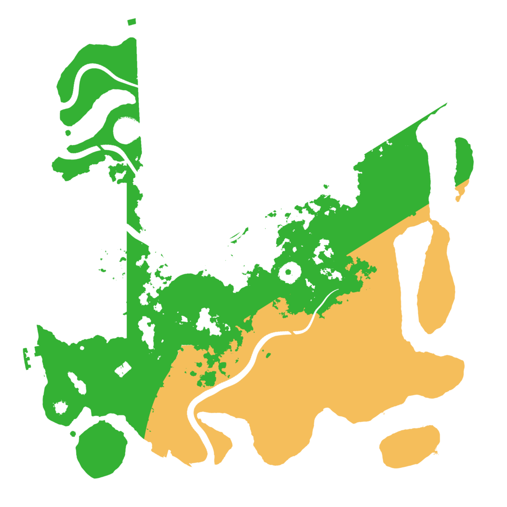 Biome Rust Map: Procedural Map, Size: 3550, Seed: 937619