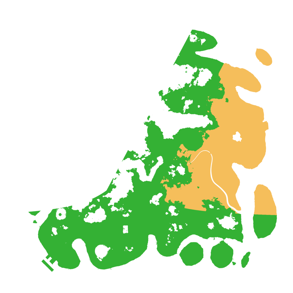 Biome Rust Map: Procedural Map, Size: 4000, Seed: 200566