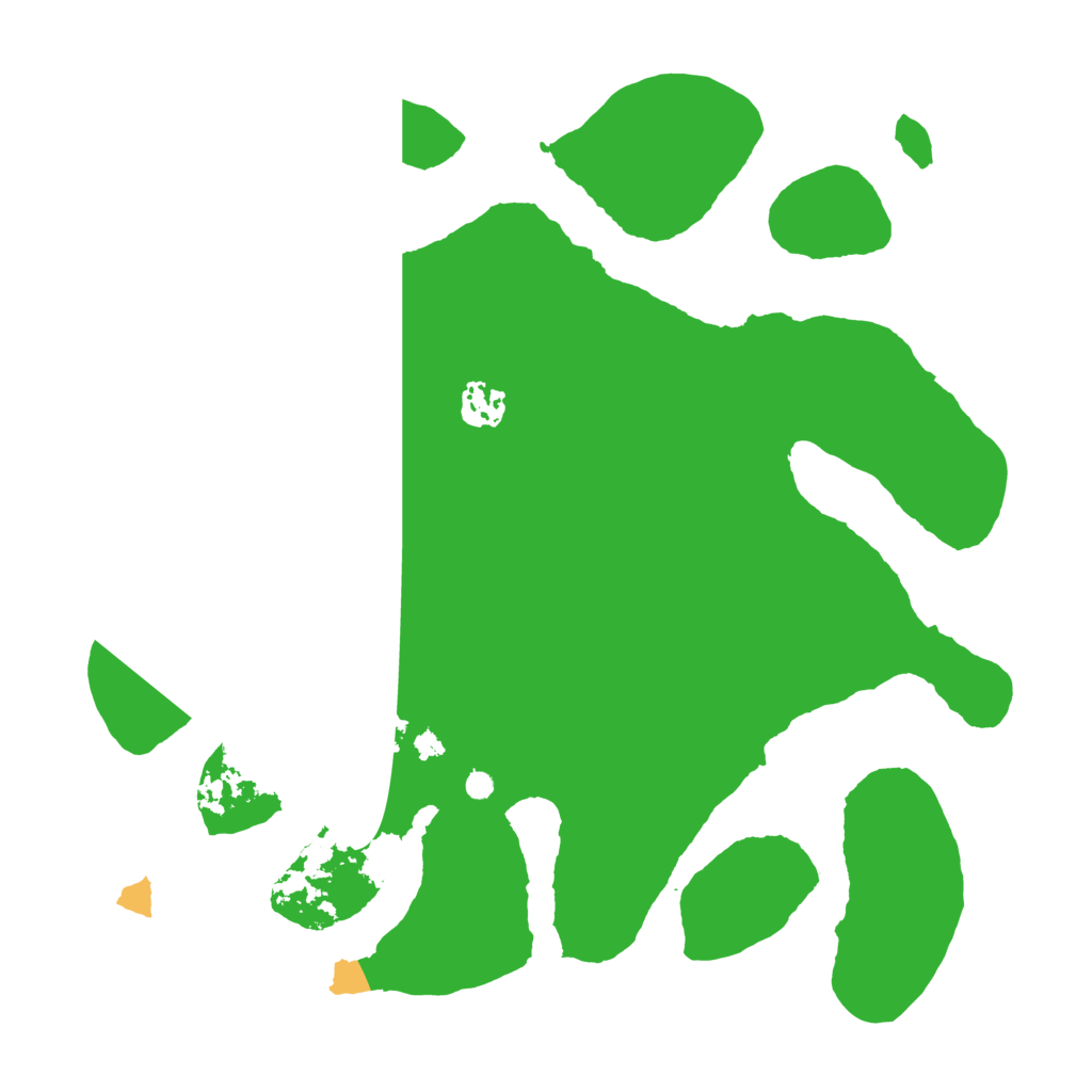 Biome Rust Map: Barren, Size: 3500, Seed: 148178140