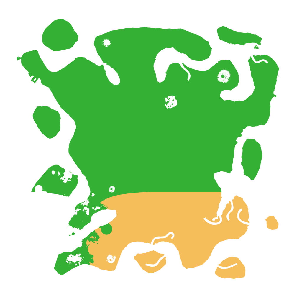 Biome Rust Map: Procedural Map, Size: 3550, Seed: 109416