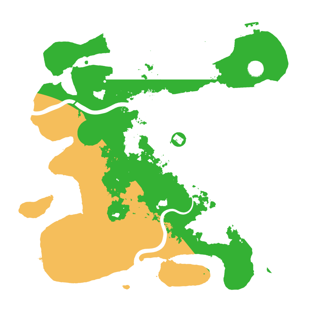 Biome Rust Map: Procedural Map, Size: 3499, Seed: 1337