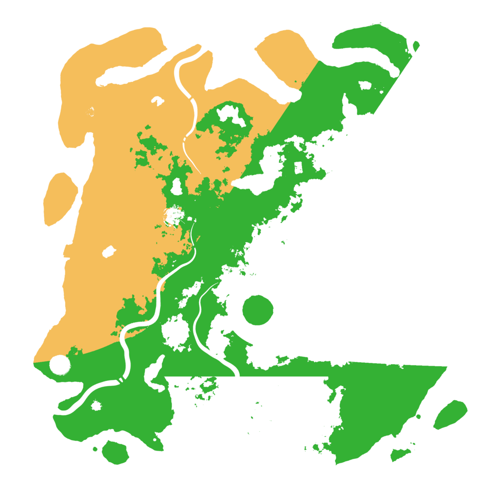 Biome Rust Map: Procedural Map, Size: 4500, Seed: 468508021