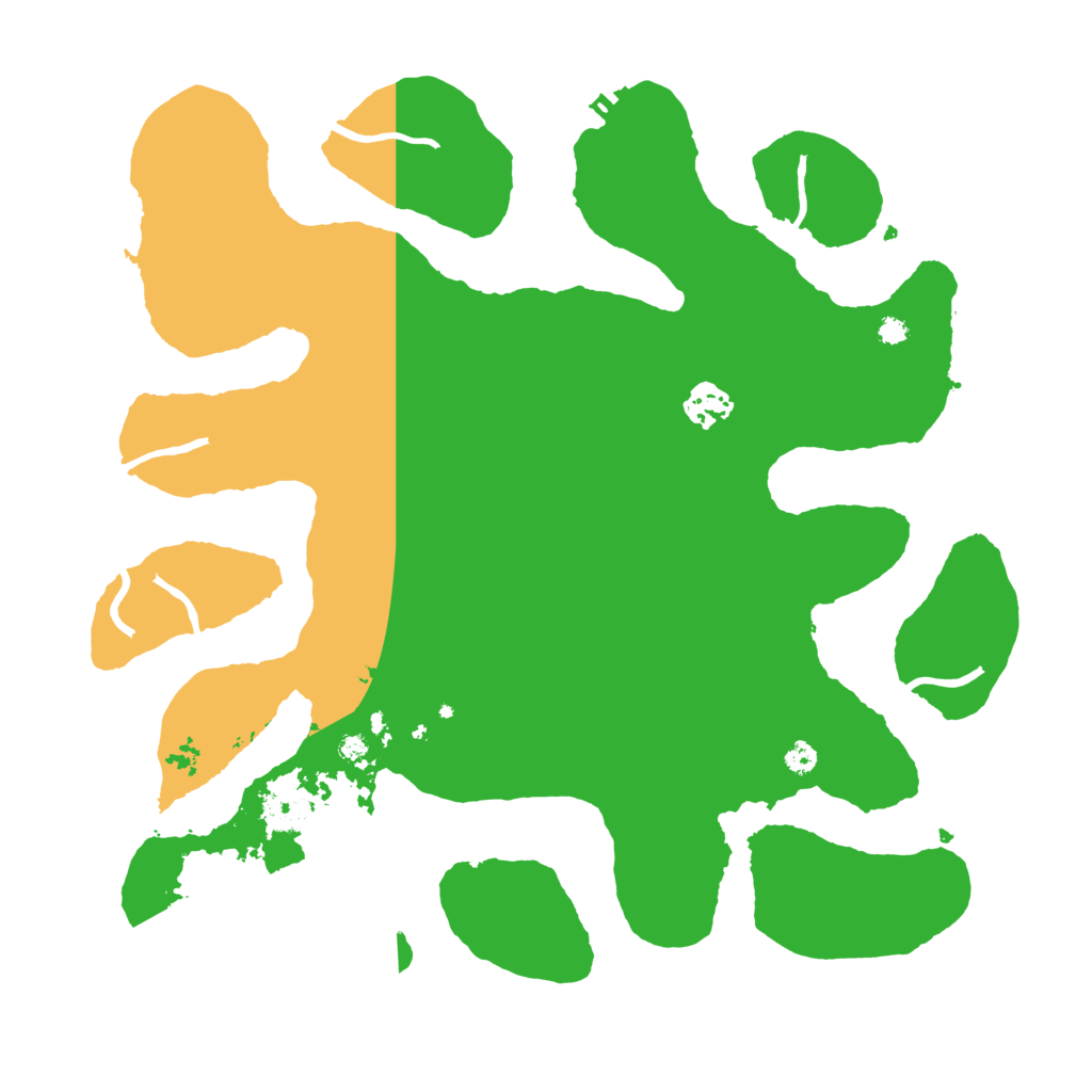 Biome Rust Map: Procedural Map, Size: 3600, Seed: 683173786