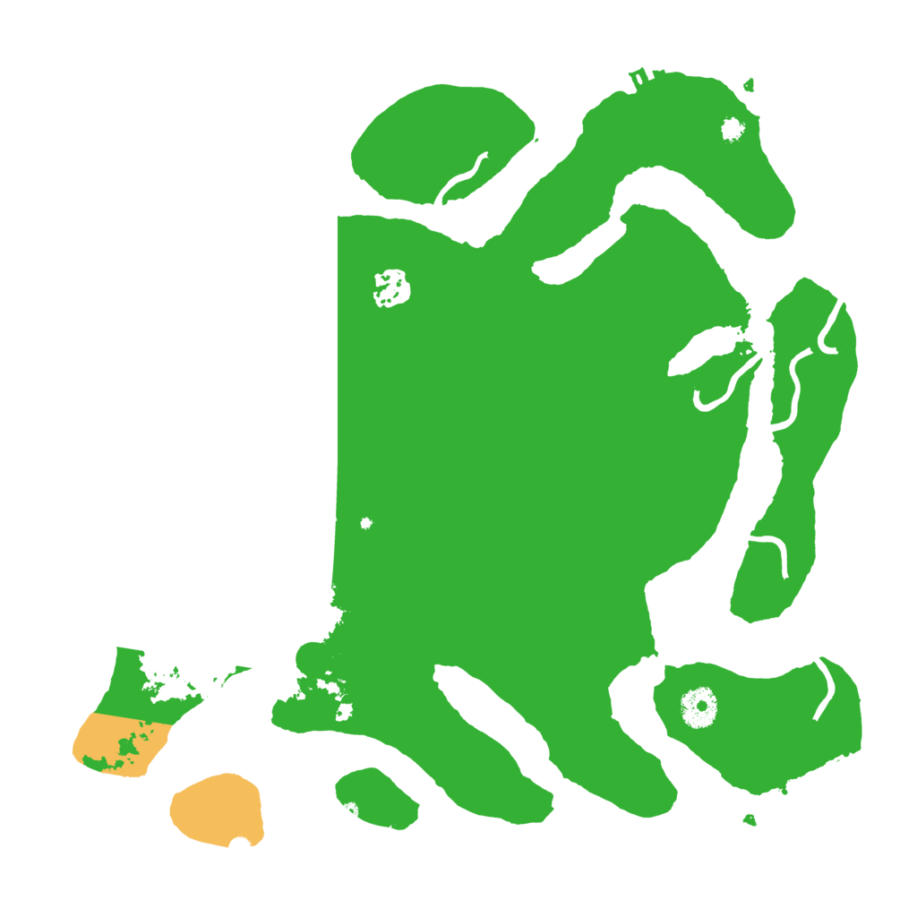 Biome Rust Map: Procedural Map, Size: 3550, Seed: 152812