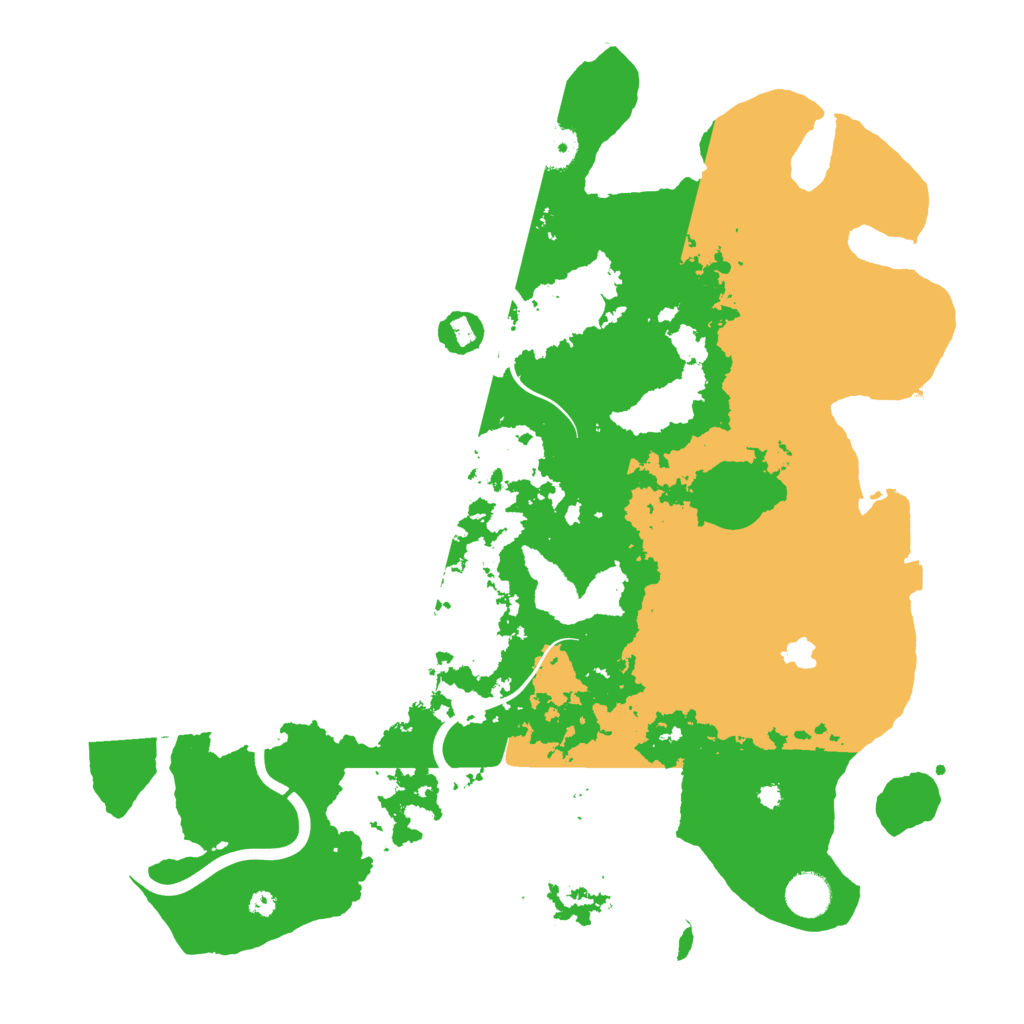 Biome Rust Map: Procedural Map, Size: 4000, Seed: 48989
