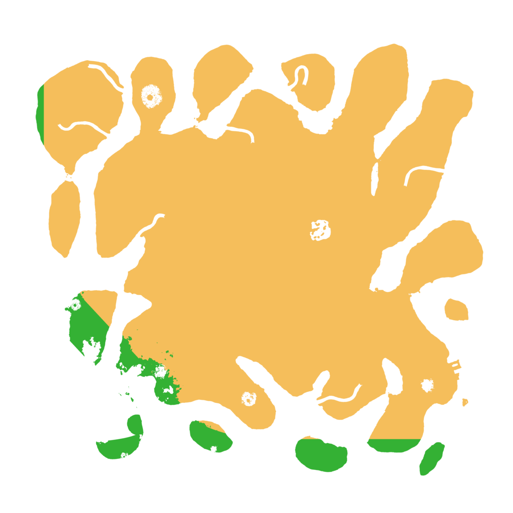 Biome Rust Map: Procedural Map, Size: 3550, Seed: 443757