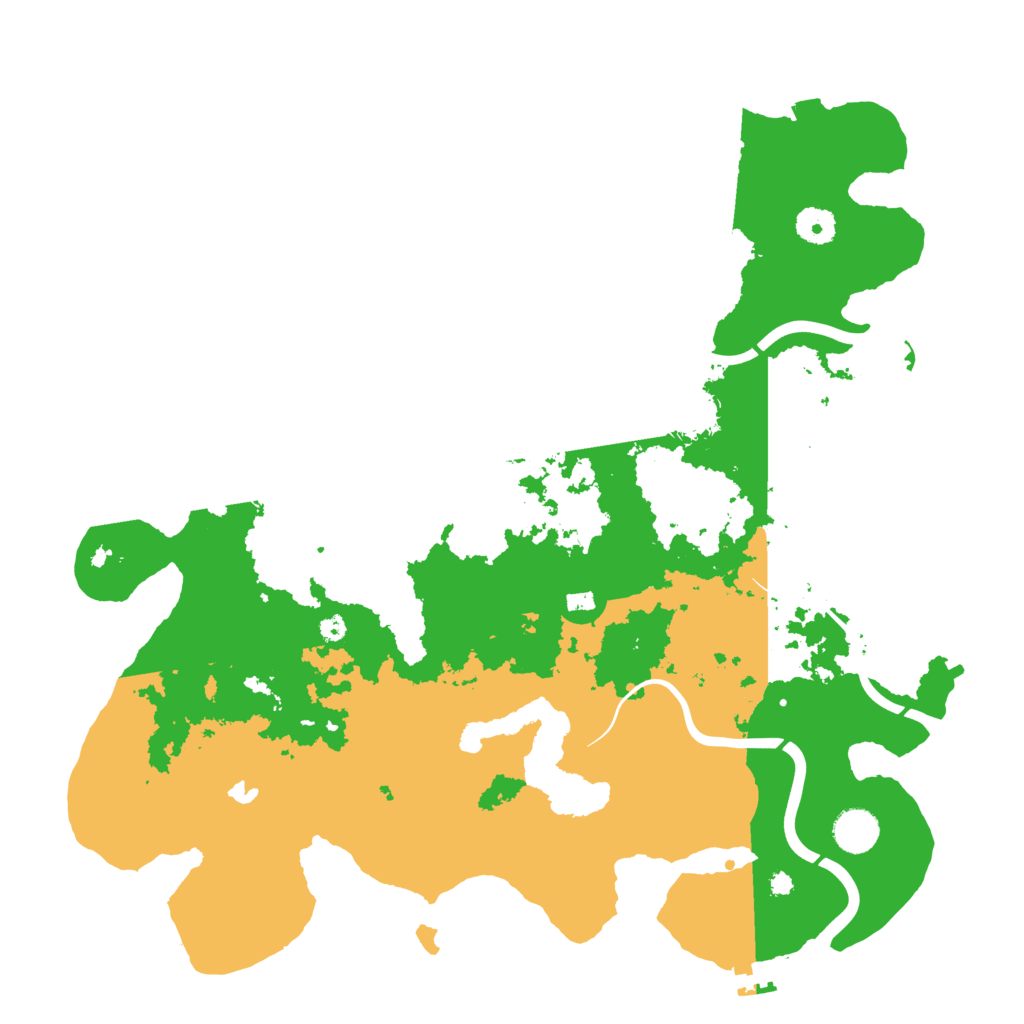 Biome Rust Map: Procedural Map, Size: 4000, Seed: 694926