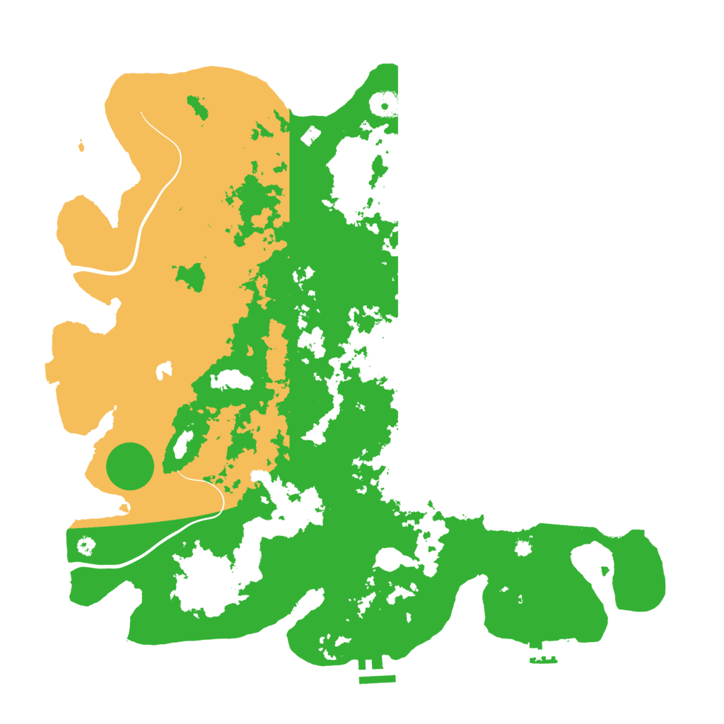 Biome Rust Map: Procedural Map, Size: 4000, Seed: 614587