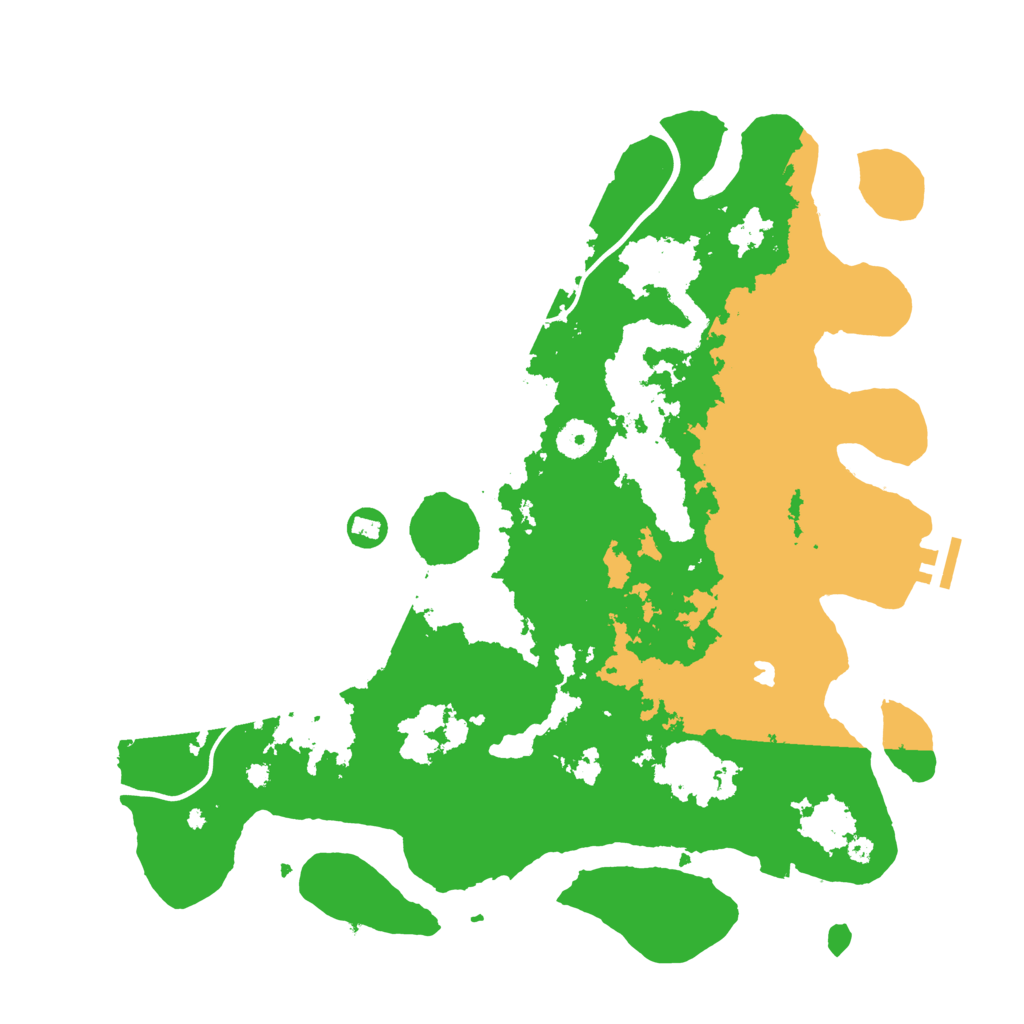 Biome Rust Map: Procedural Map, Size: 4000, Seed: 50100657