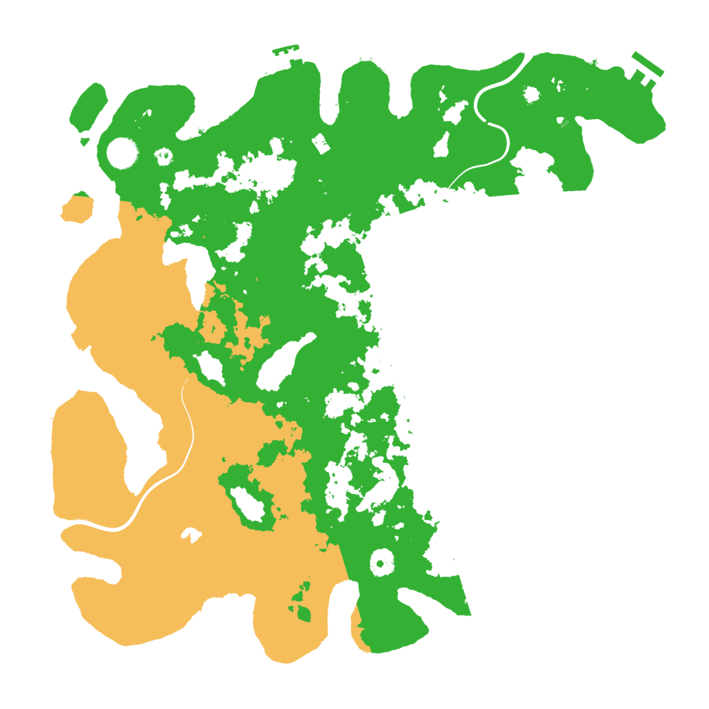 Biome Rust Map: Procedural Map, Size: 4000, Seed: 809024