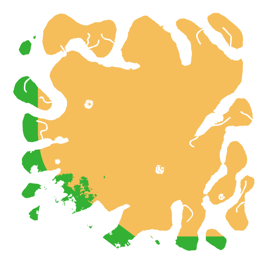 Biome Rust Map: Procedural Map, Size: 4500, Seed: 4018917