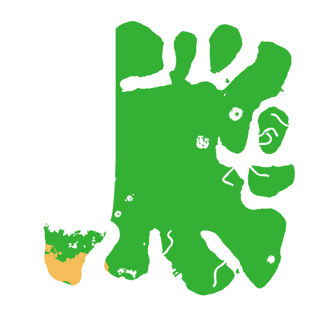 Biome Rust Map: Procedural Map, Size: 3550, Seed: 30881