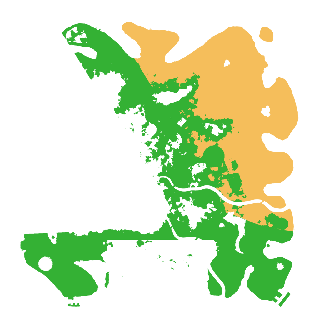 Biome Rust Map: Procedural Map, Size: 4000, Seed: 631671