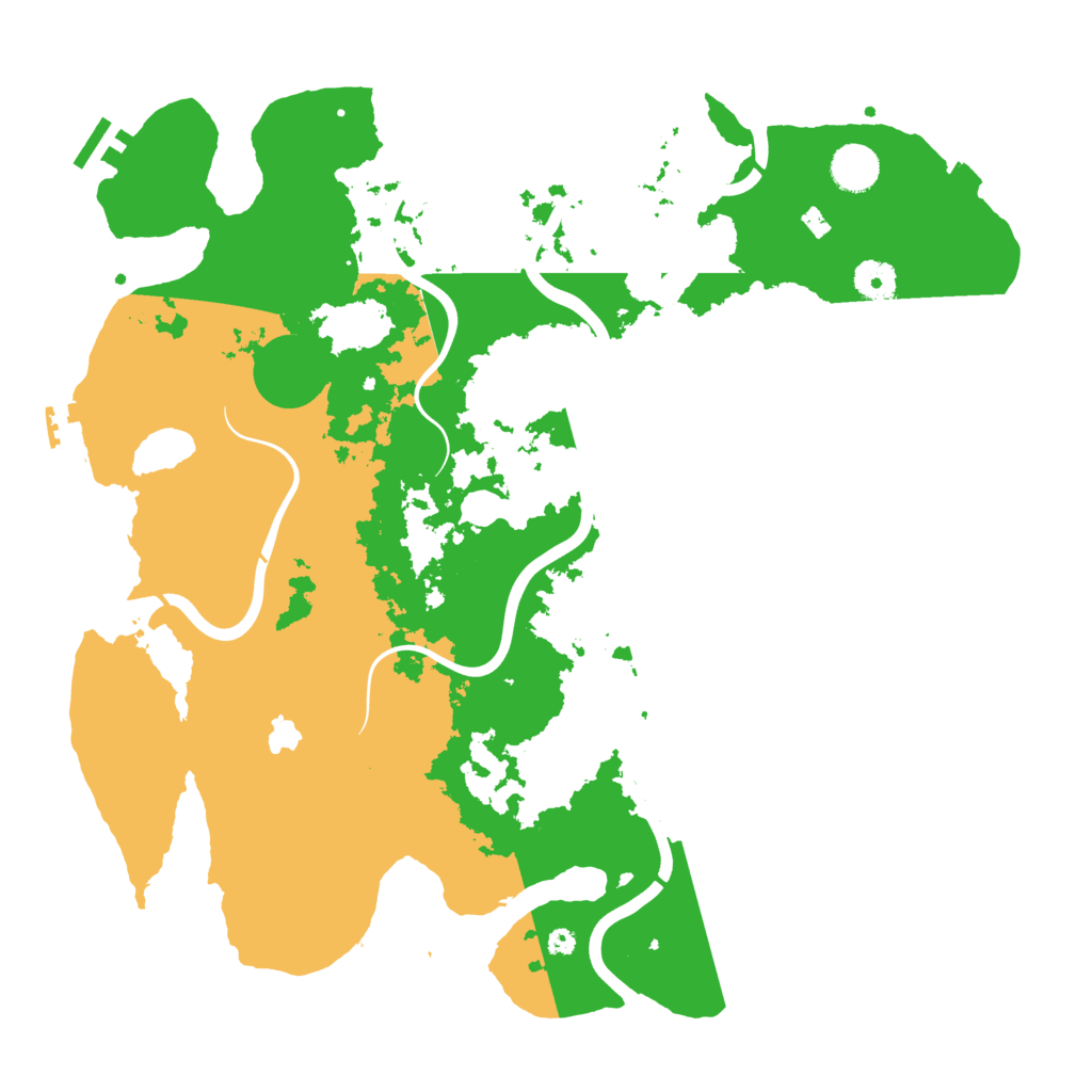 Biome Rust Map: Procedural Map, Size: 4000, Seed: 48125648