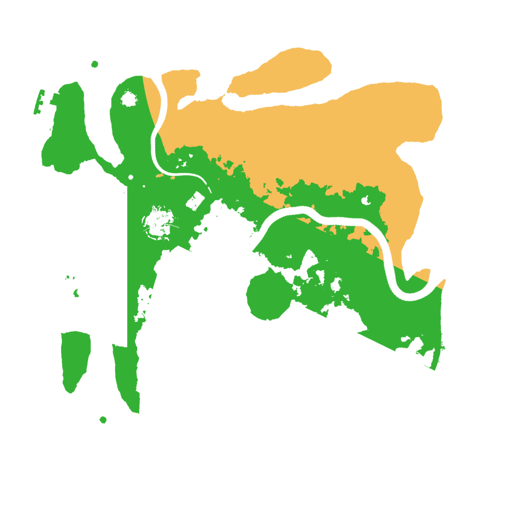 Biome Rust Map: Procedural Map, Size: 3000, Seed: 8472