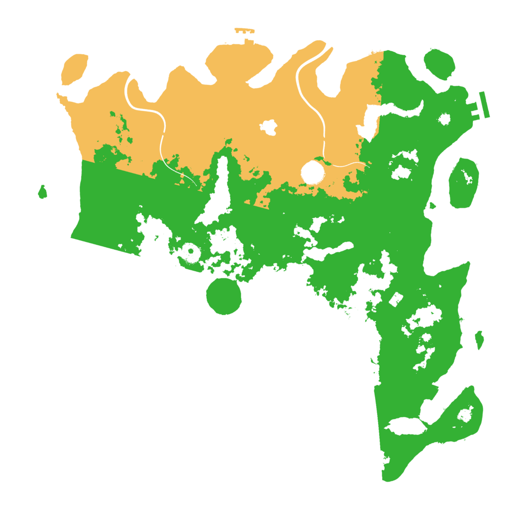 Biome Rust Map: Procedural Map, Size: 4000, Seed: 478719