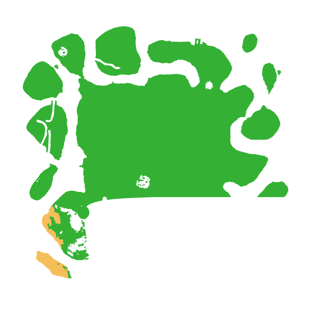 Biome Rust Map: Procedural Map, Size: 3500, Seed: 5352855