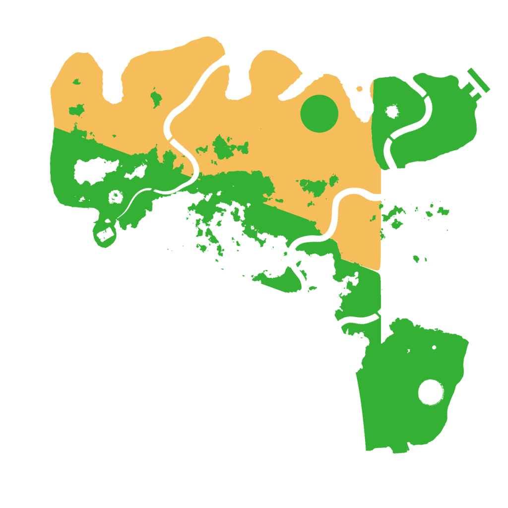 Biome Rust Map: Procedural Map, Size: 3550, Seed: 621643