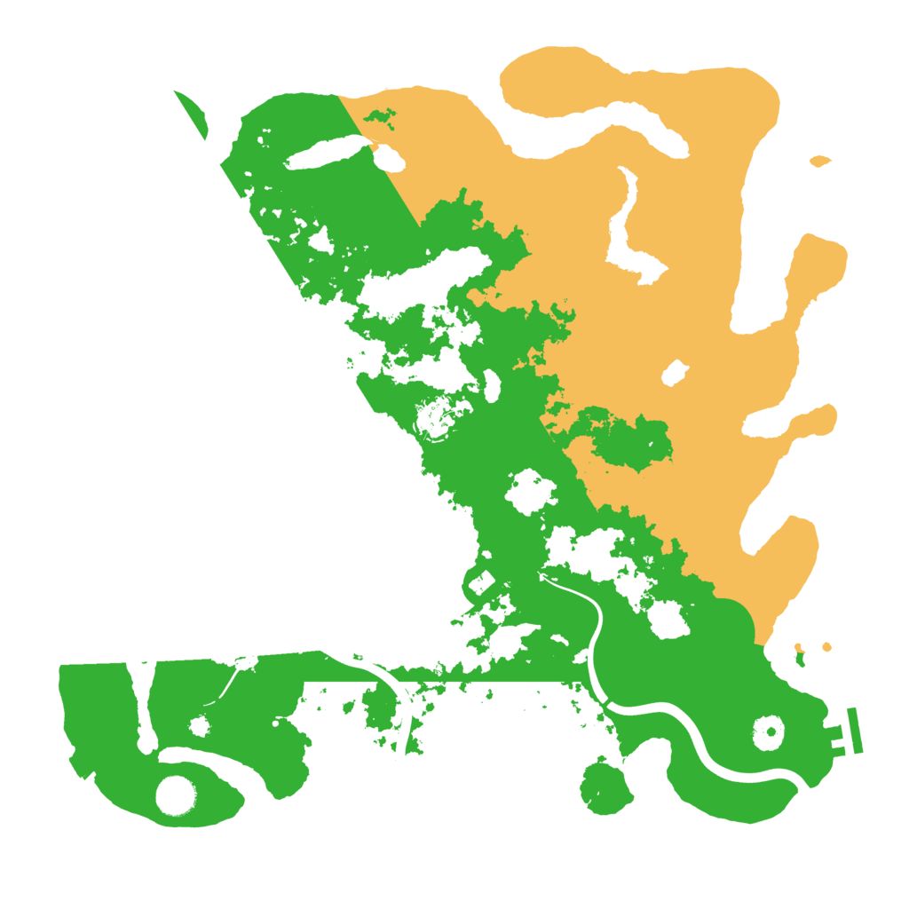 Biome Rust Map: Procedural Map, Size: 4000, Seed: 526728