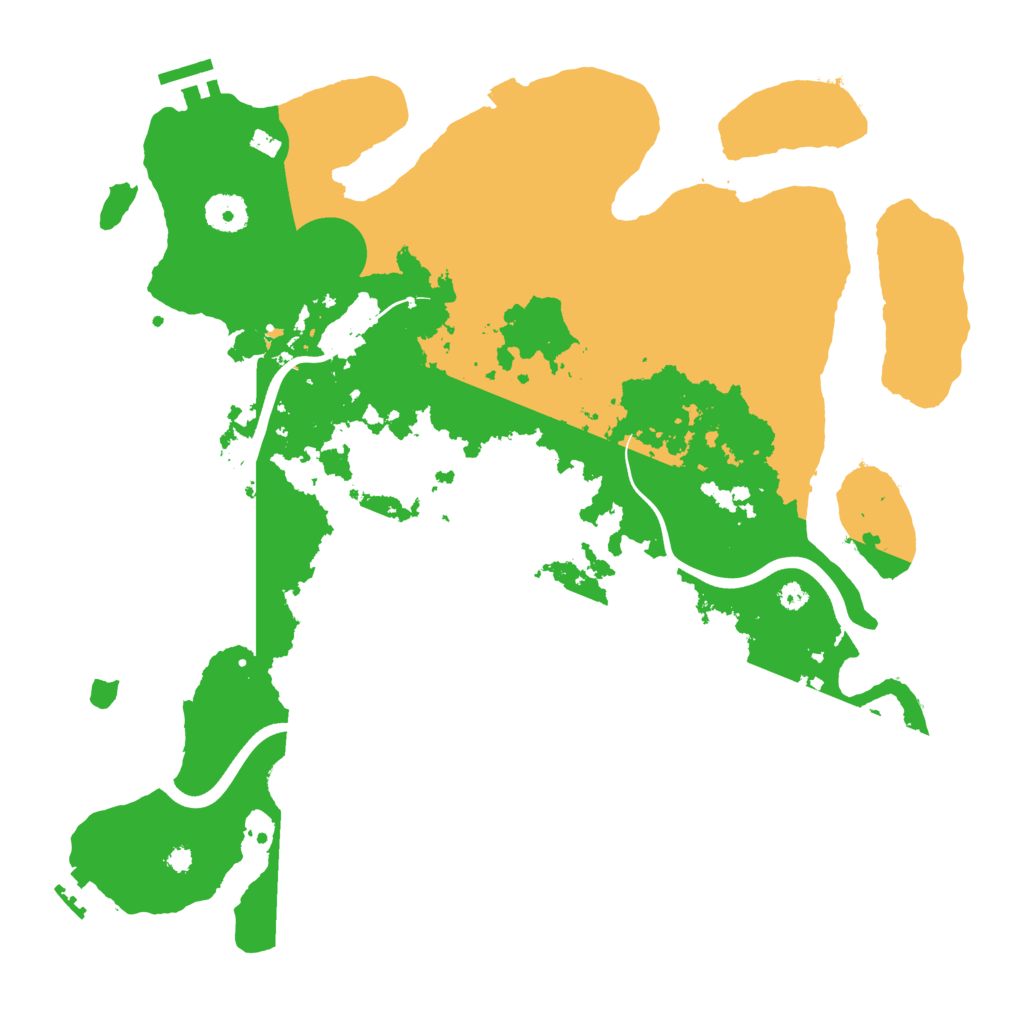 Biome Rust Map: Procedural Map, Size: 3750, Seed: 3512809