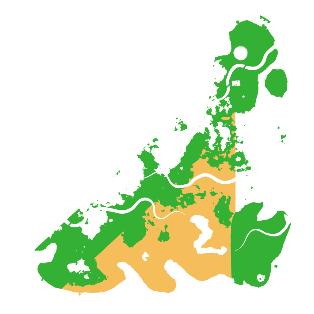 Biome Rust Map: Procedural Map, Size: 4000, Seed: 10740