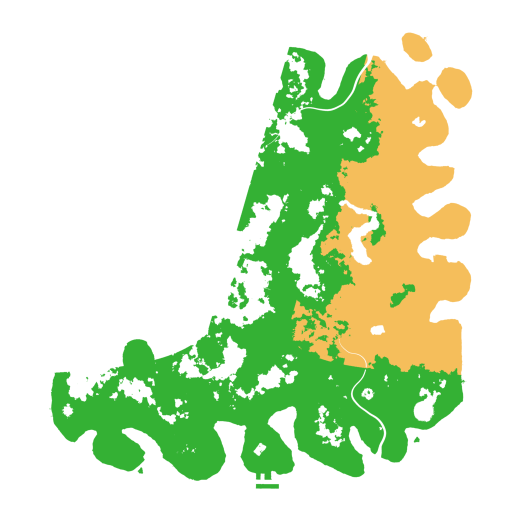 Biome Rust Map: Procedural Map, Size: 4500, Seed: 6014032