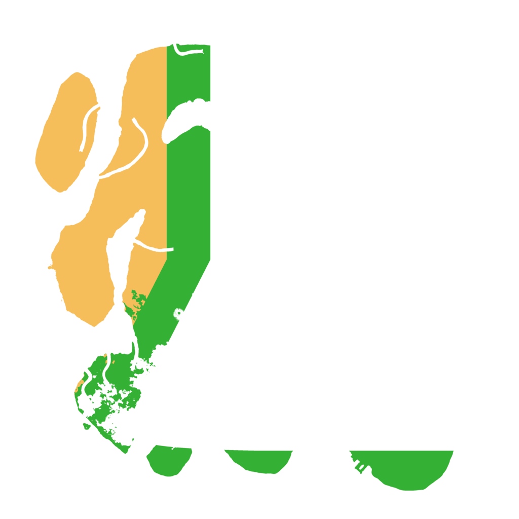 Biome Rust Map: Procedural Map, Size: 3550, Seed: 629201