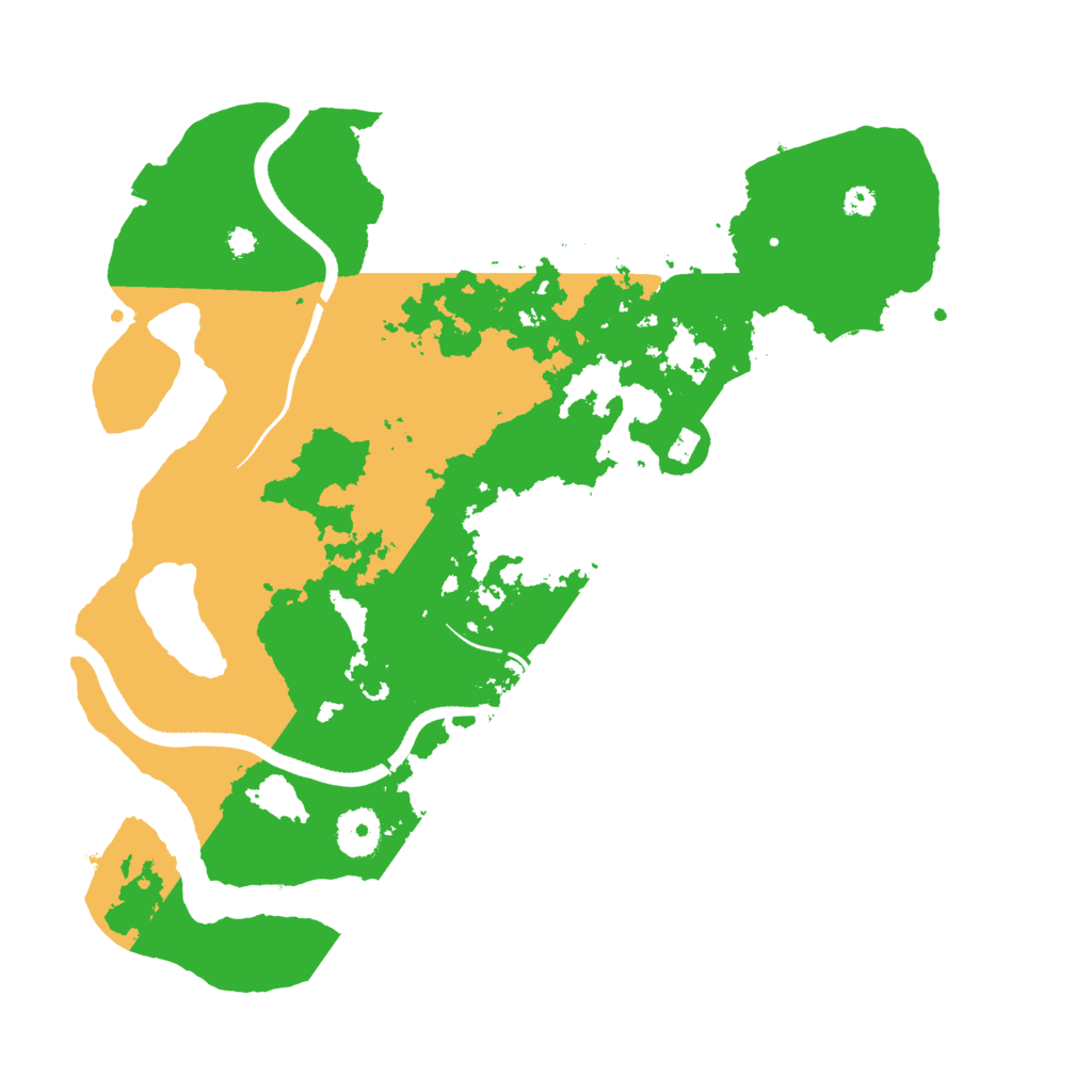 Biome Rust Map: Procedural Map, Size: 3500, Seed: 4377170