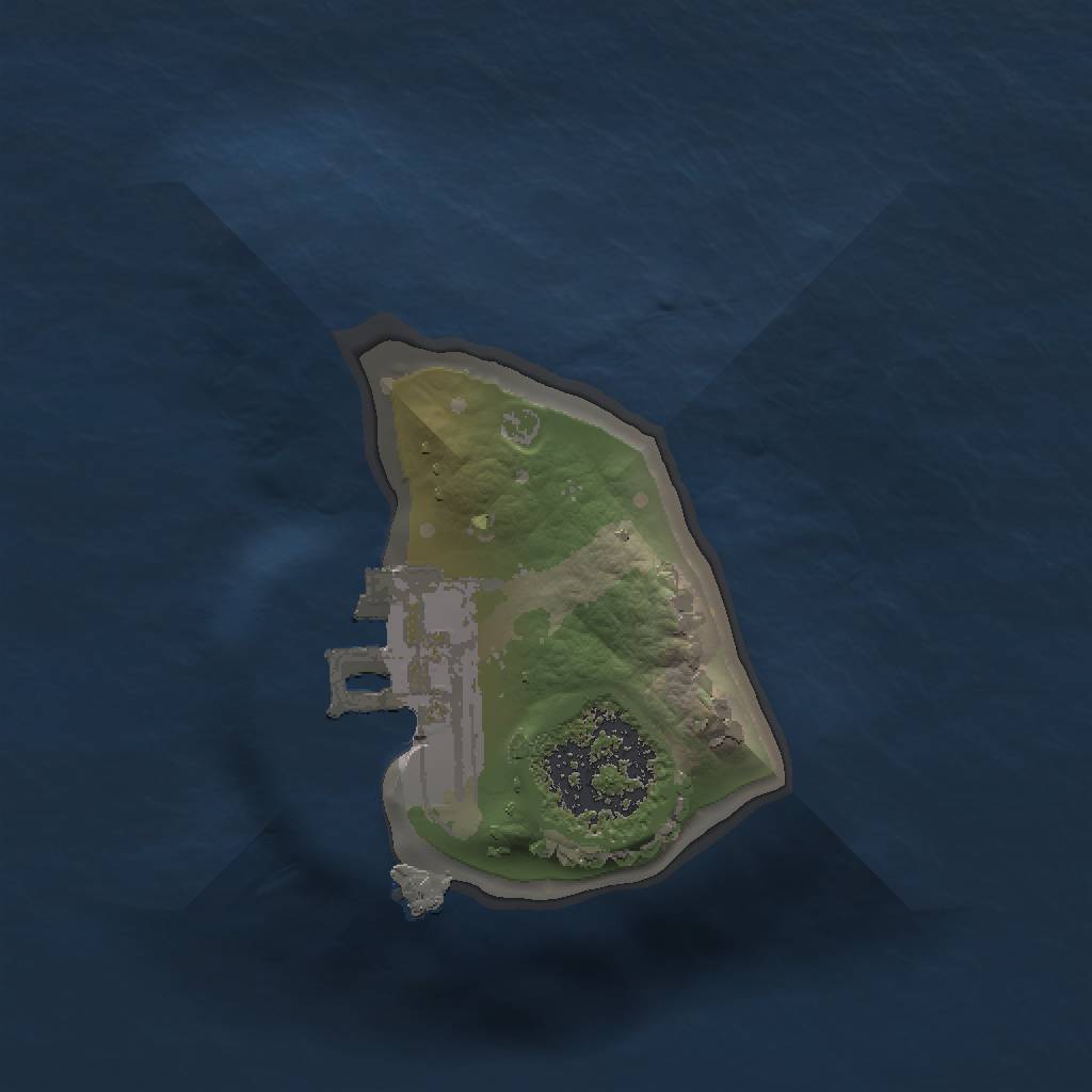 Rust Map: Procedural Map, Size: 1000, Seed: 521517361, 4 Monuments