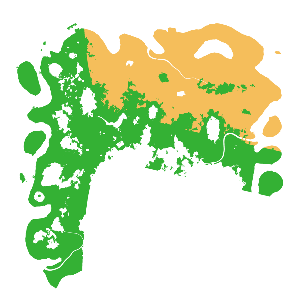 Biome Rust Map: Procedural Map, Size: 4500, Seed: 4188196