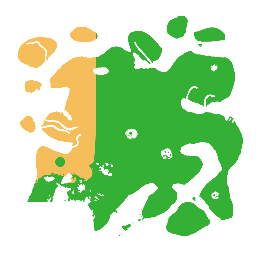 Biome Rust Map: Procedural Map, Size: 3500, Seed: 1195188835