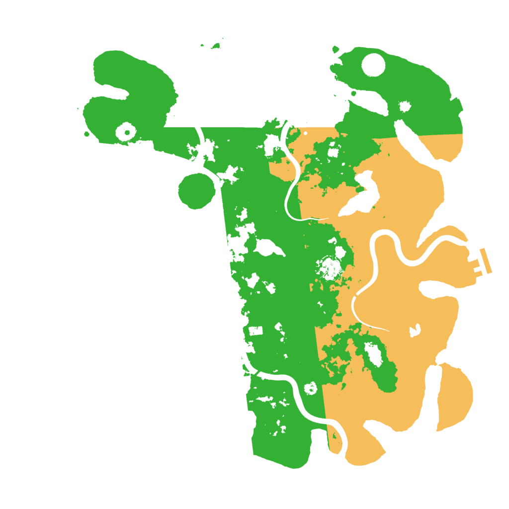 Biome Rust Map: Procedural Map, Size: 4000, Seed: 22286