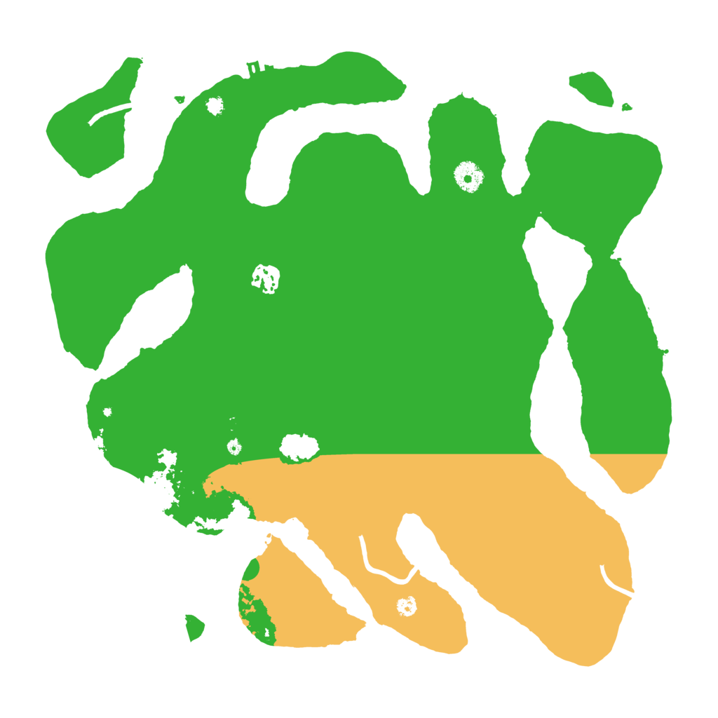 Biome Rust Map: Procedural Map, Size: 3700, Seed: 383547455