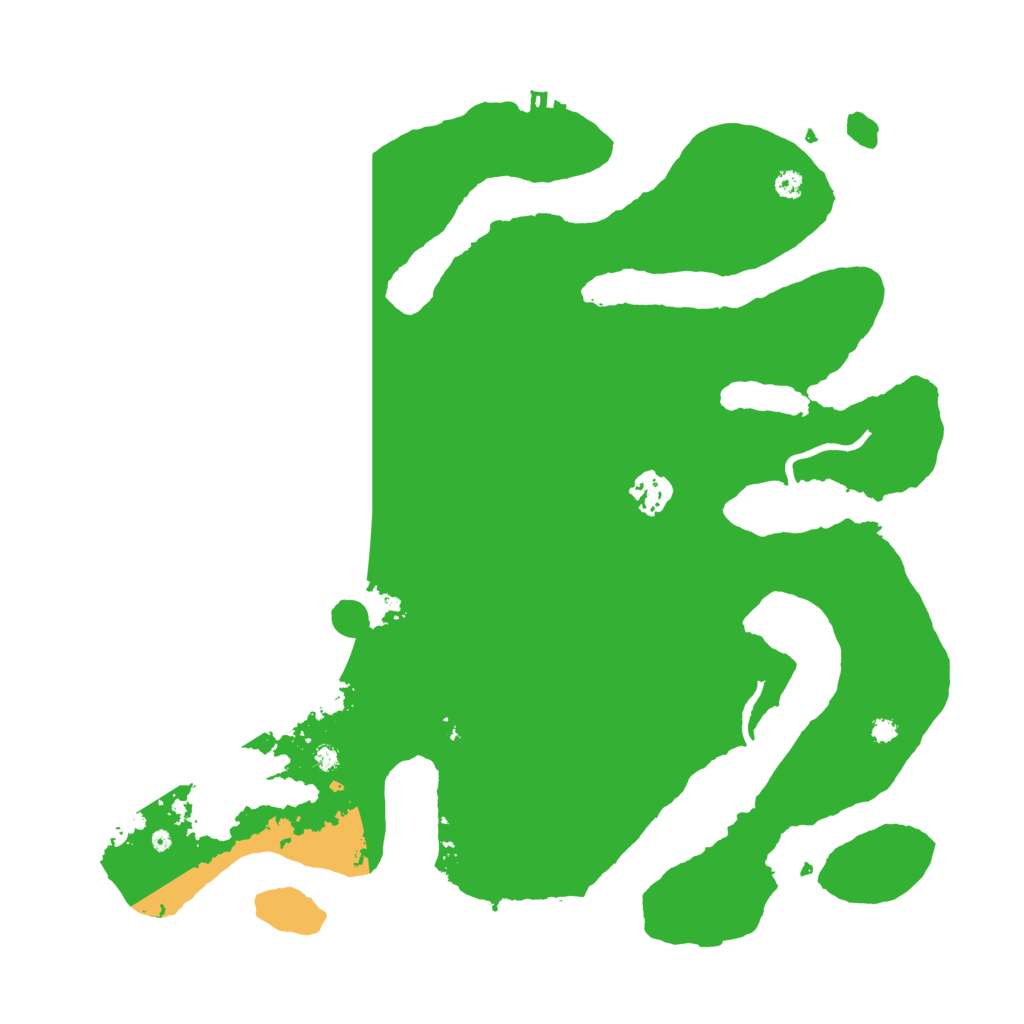 Biome Rust Map: Procedural Map, Size: 3700, Seed: 387904759