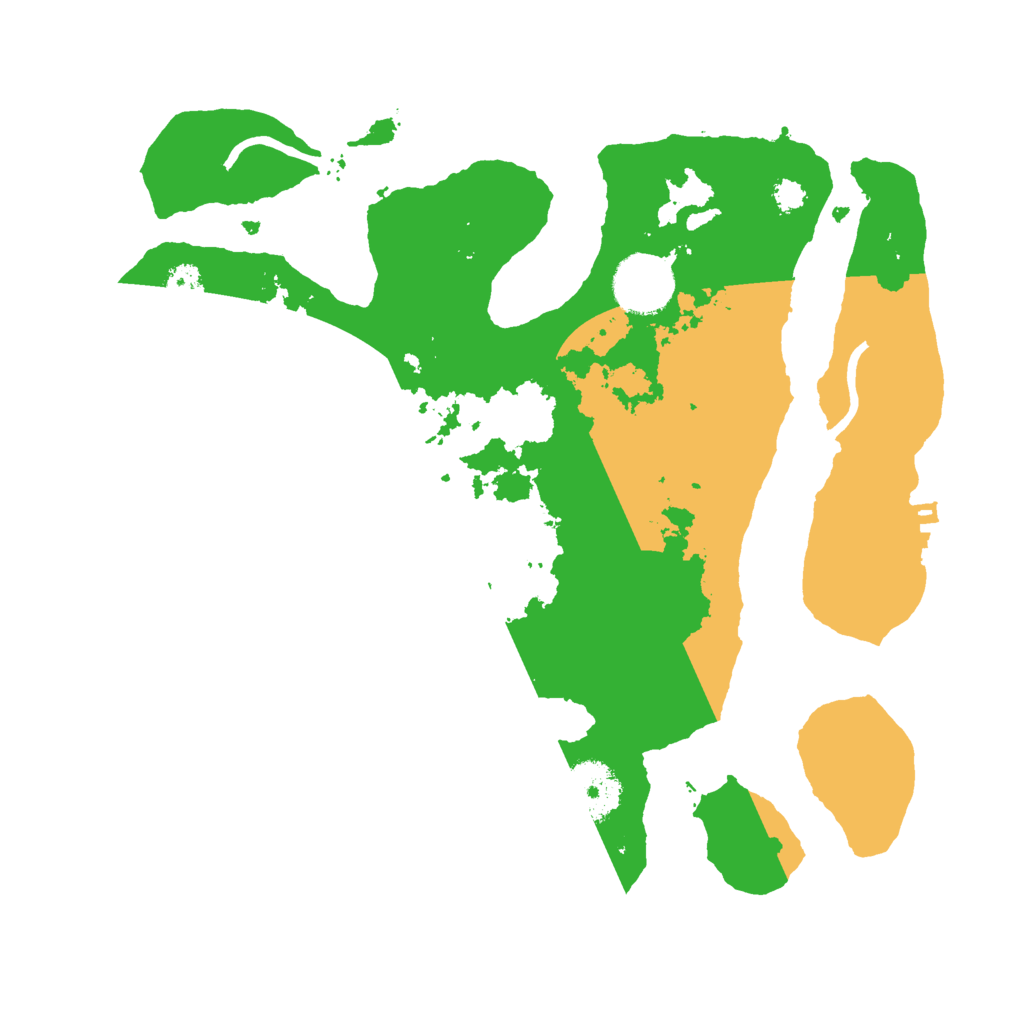 Biome Rust Map: Procedural Map, Size: 3000, Seed: 2404863