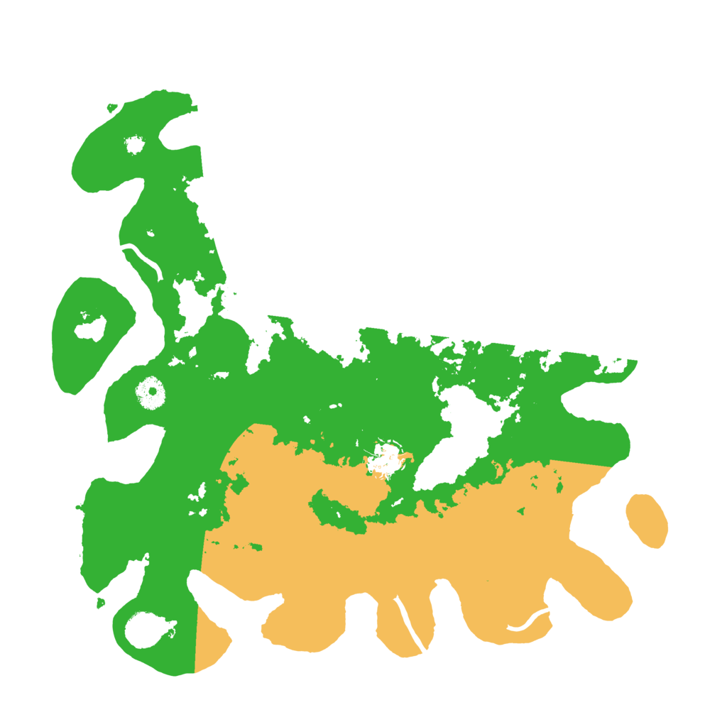 Biome Rust Map: Procedural Map, Size: 3600, Seed: 2147483645