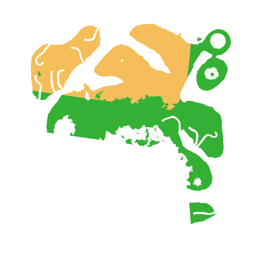 Biome Rust Map: Procedural Map, Size: 3000, Seed: 2434415