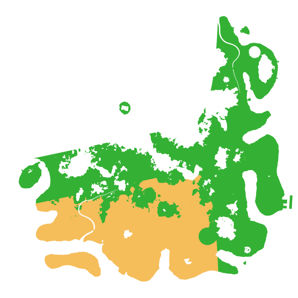 Biome Rust Map: Procedural Map, Size: 4500, Seed: 1122977