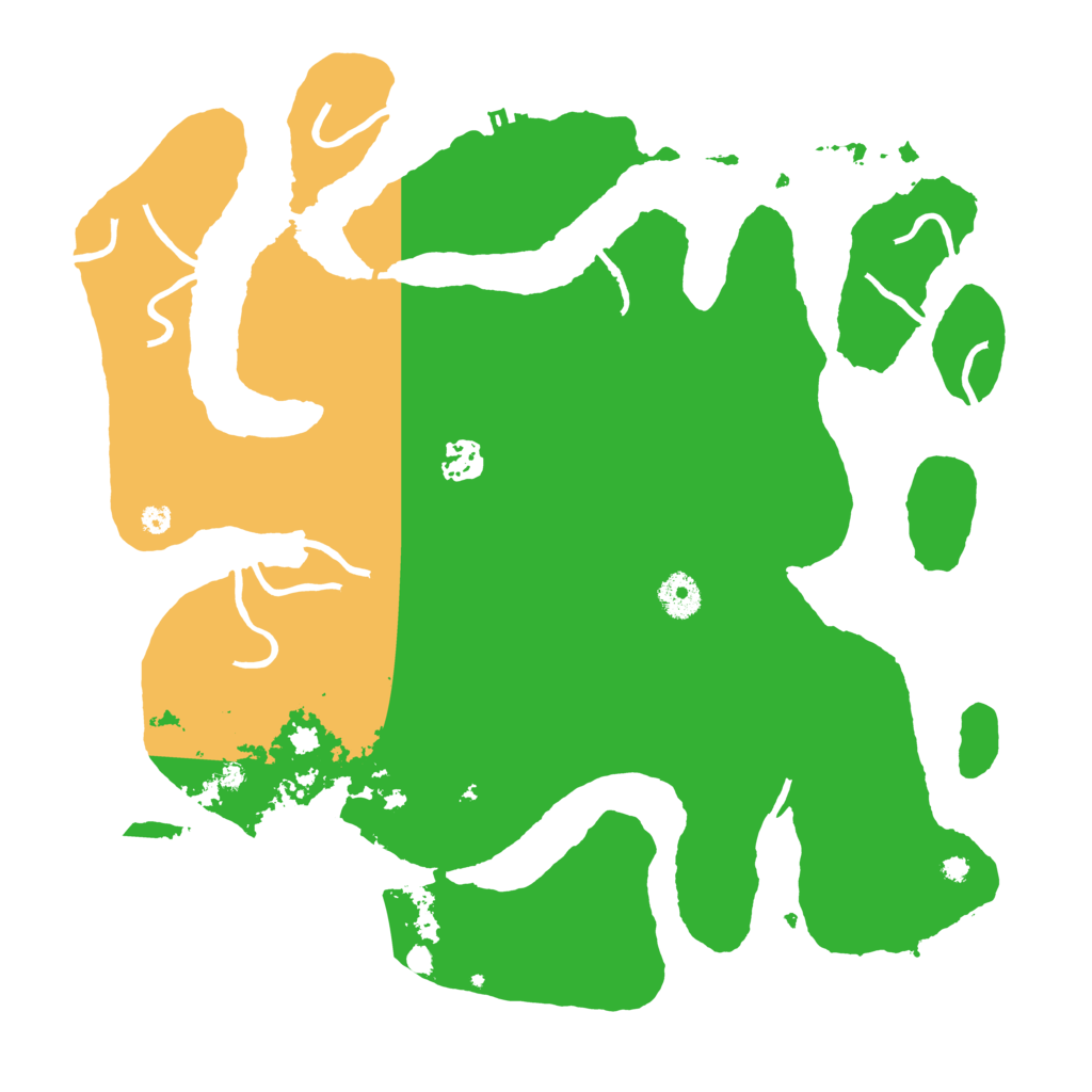 Biome Rust Map: Procedural Map, Size: 3800, Seed: 92604