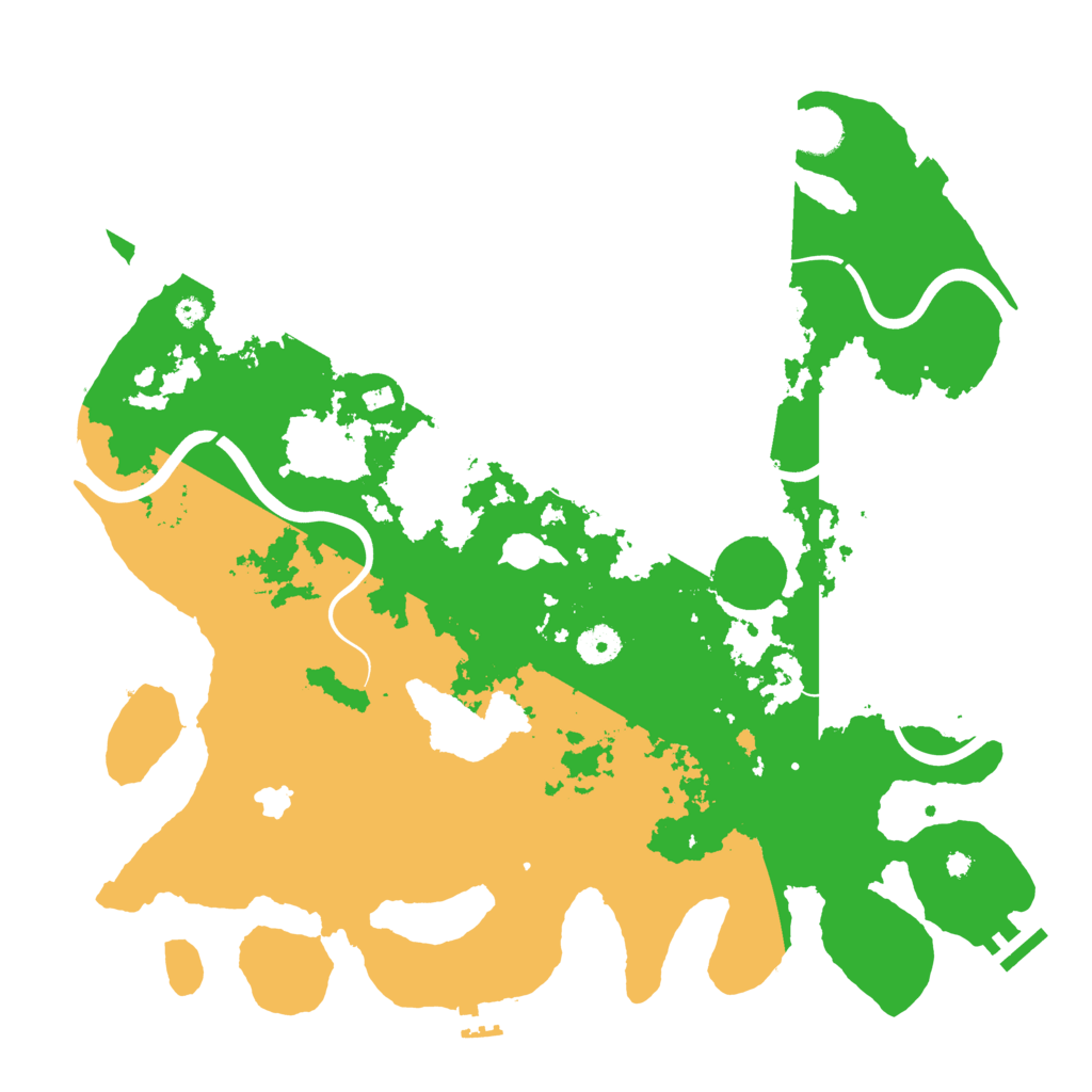 Biome Rust Map: Procedural Map, Size: 4000, Seed: 107437