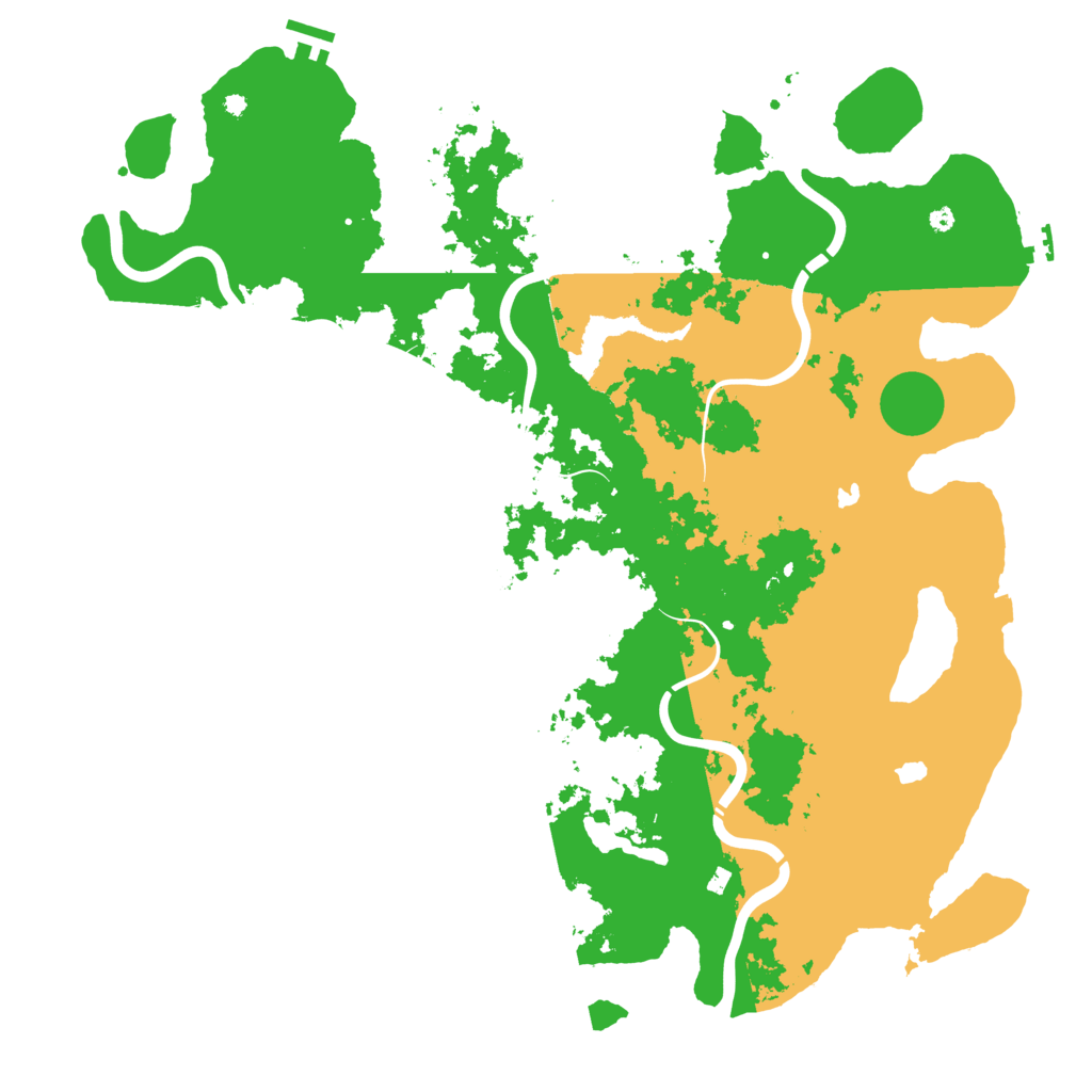 Biome Rust Map: Procedural Map, Size: 4500, Seed: 6010228
