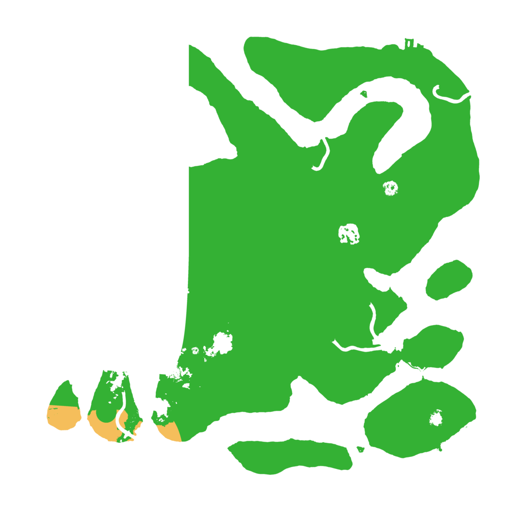 Biome Rust Map: Procedural Map, Size: 3550, Seed: 573007