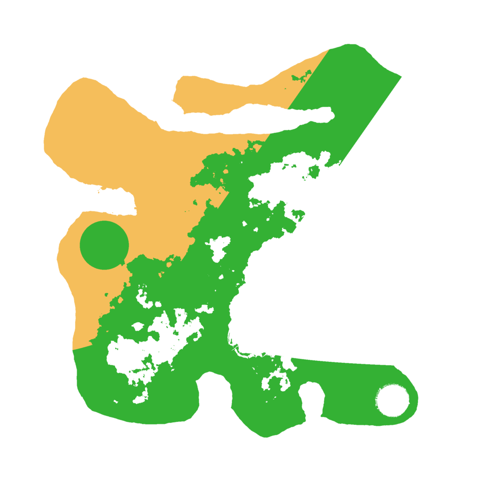 Biome Rust Map: Barren, Size: 2700, Seed: 2116479762