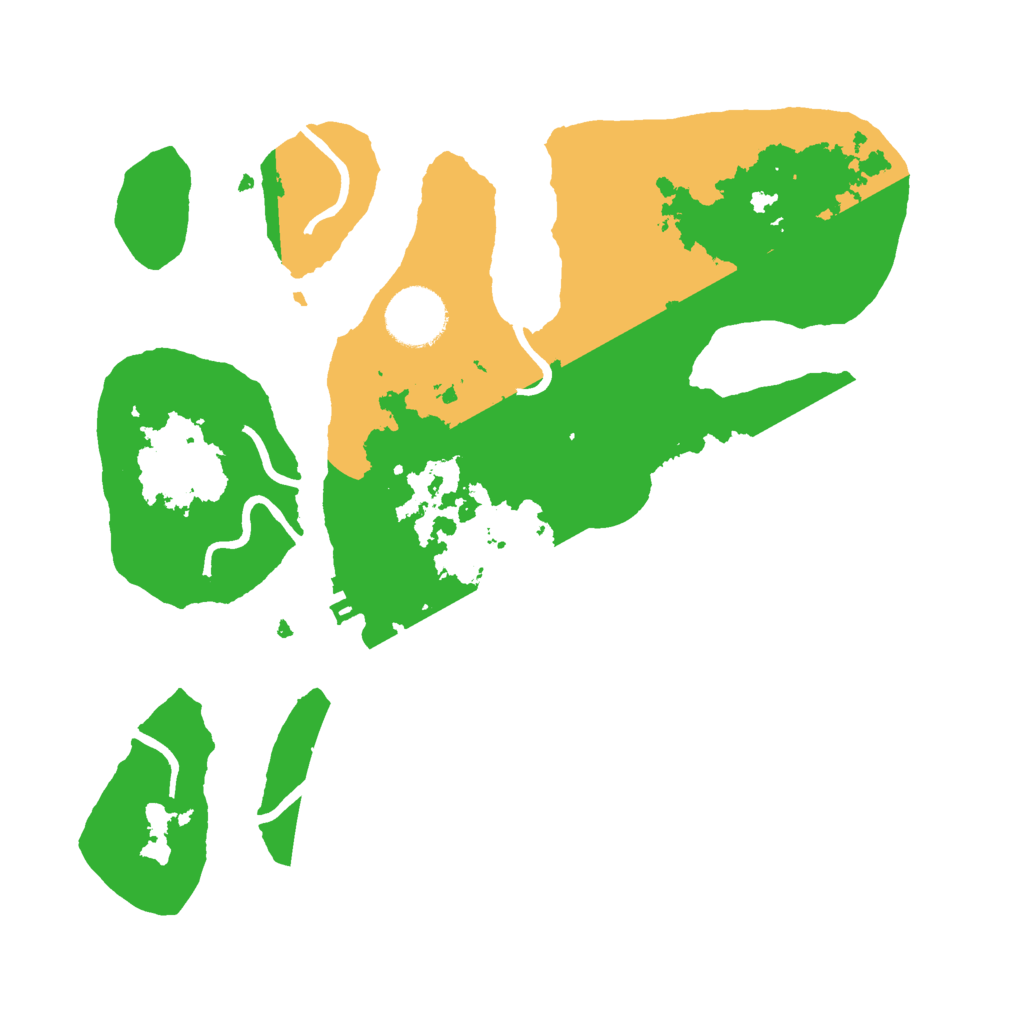 Biome Rust Map: Procedural Map, Size: 3000, Seed: 61317