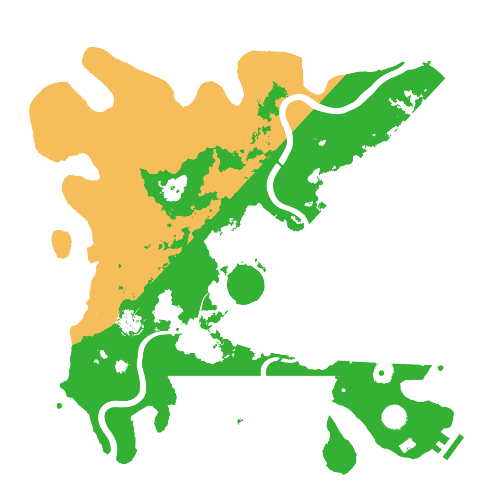 Biome Rust Map: Procedural Map, Size: 3550, Seed: 727794
